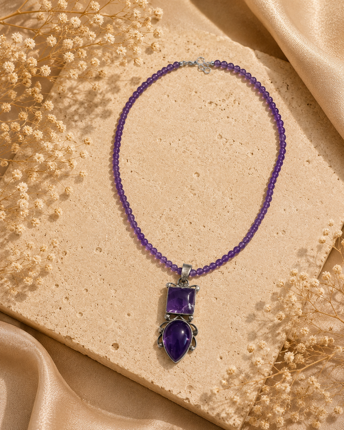 Collier en Améthyste